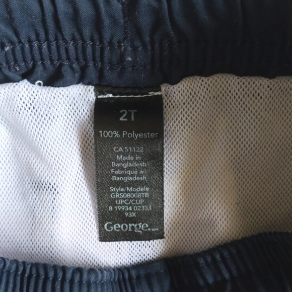george blue fish swim trunks 2T toddler boys - Picture 3 of 7